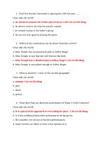 Đáp án môn đọc tiếng anh 5  EN36 Đại học mở