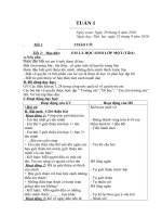 giáo án lớp 1 th hợp thịnh