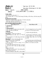 Giáo án Tổng hợp cả năm Tuần 11 - Lớp 3