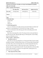 Tên đề án: XÂY DỰNG VĂN HÓA AN TOÀN NGƯỜI BỆNH TẠI KHOA PHỤ SẢN NĂM 2020