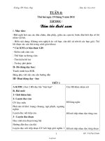 Giáo án Lớp 2 Tuần 4 - Trường TH Xuân Quỳ