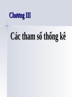 Các tham số thống kê (NGUYÊN lý THỐNG kê KINH tế SLIDE) 