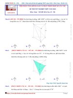 Phân tích, bình luận và phát triển một số câu hỏi vận dụng cao môn Toán