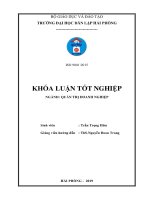 Một số giải pháp nâng cao hiệu quả sử dụng nguồn nhân lực tại công ty CP đầu tư xây dựng và thương mại thùy dương 