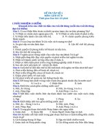 ÔN TẬP MÔN LỊCH SỬ 6,7,8,9