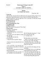 Giáo án 4A - Tuần 17