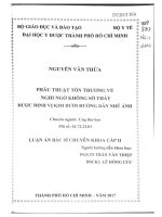 phẩu thuật tổn thương vú nghi ngờ không sờ thấy được định vị kim dưới hướng dẫn nhũ ảnh 