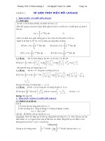 Phép biến đổi Laplace