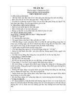 Giáo án tuần 24 buổi sáng