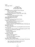 Giáo án Tuần 3 Lớp 1