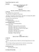 Giáo án tuần 20 - Phùng Thị Thúy Hằng