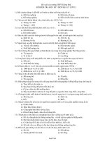 Đề kiểm tra học kì 2 năm học 2015 - 2016 môn: Vật lí 9 thời gian: 60 phút