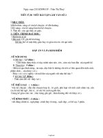 Giáo án môn Ngữ văn 6 - Tiết dạy 37, 38: Viết bài tập làm văn số 2