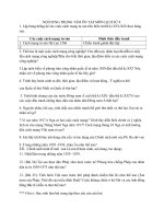 NỘI DUNG ÔN TẬP SỬ 6 -8