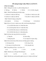 Ôn tập Vật Lí 6