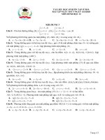 bài tập toán hình 12 từ thứ 2 ngày 10 th 2 nam 2020