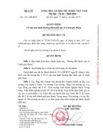 Về việc ban hành Hướng dẫn Quốc gia về Cảnh giác Dược