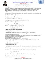 Hệ thống kiến thức trọng điểm VL12-NC