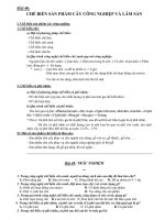 BÀI 48: CHẾ BIẾN SẢN PHẨM CÂY CÔNG NGHIỆP VÀ LÂM SẢN