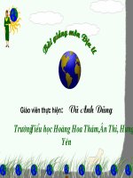 Bài giảng Địa lí 4 - Bài 11: Đồng bằng Bắc Bộ