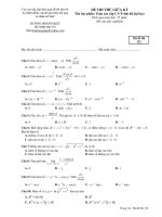 toán a3c3 hufi exam