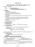 Giáo án Đại số 10 Chương IV: Bất đẳng thức và bất phương trình (26 tiết)