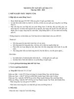 nội dung ôn tập giữa kỳ địa lý 8