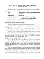 Thông tin tóm tắt luận án bản tiếng anh