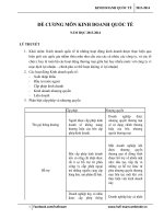 Kinh Doanh Quốc Tế - HUFI EXAM