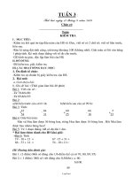 Bài soạn Tổng hợp các môn lớp 2 - Tuần 3 năm 2009