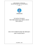 Xây dựng ứng dụng phát hiện khuôn mặt trong ảnh sử dụng OpenCV 