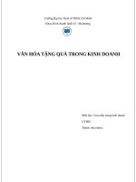 VĂN HÓA TẶNG QUÀ TRONG KINH DOANH_Final