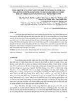 Tổng hợp hệ vật liệu nano tổ hợp mang kháng sinh (Ag-TiO 2 -Doxycycline-Alginate) và đánh giá hiệu lực diệt khuẩn Vibrio alginolyticus gây bệnh trên tôm