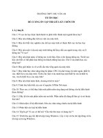 Đề cương ôn tập giữa kỳ I năm học 2020-2021 môn Tin 10 chuyên – Trường Trung học Quốc Gia CHU VĂN AN (Trường Bưởi)