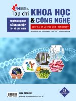 Tạp chí Khoa học và Công nghệ - Số 23 (02-2016) 23-08-2016