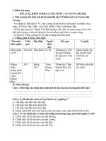 đề cương ôn tập các môn khối 6 lần 2