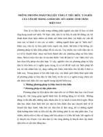 tiểu luận tâm lý học, những phương pháp trị liệu tâm lý tiêu biểu, ý nghĩa của vấn đề trong chăm sóc sức khỏe tinh thần hiện nay