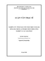 Nghiên cứu tính toán tổn thất điện năng do sóng hài trong lưới điện phân phối công nghiệp và các giải pháp