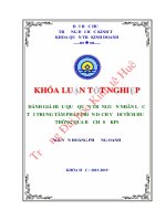 Luận văn kinh tế ĐÁNH GIÁ HIỆU QUẢ QUẢN TRỊ NGUỒN NHÂN LỰC TẠI TRUNG TÂM PHÁT TRIỂN DỊCH VỤ DI TÍCH HUẾ THÔNG QUA BỘ CHỈ SỐ KPI