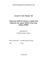 Tính toán thiết kế chế tạo và phân tích động lực học ngược robot song song phẳng 3RRR