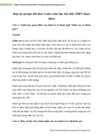 Dap an cau hoi tu luan mo dun 3 mon giao duc the chat thpt 