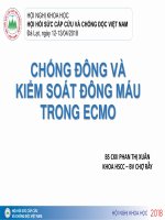 CHỐNG ĐÔNG VÀ KIỂM SOÁT ĐÔNG MÁU TRONG ECMO