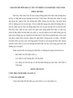 CHUYÊN đề môn địa lí yếu tố NHIỆT của KHÍ hậu VIỆT NAM