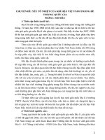 CHUYÊN đề yếu tố NHIỆT của KHÍ hậu VIỆT NAM TRONG đề THI HSG QUỐC GIA