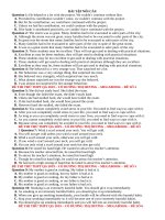 BÀI TẬP VIẾT LẠI CÂU 1