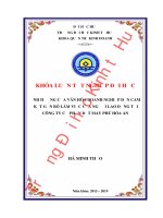 Luận văn kinh tế ẢNH HƯỞNG CỦA VĂN HÓA DOANH NGHIỆP ĐẾN CAM KẾT GẮN BÓ LÀM VIỆC CỦA NGƯỜI LAO ĐỘNG TẠI CÔNG TY CỔ PHẦN DỆT MAY PHÚ HÒA AN