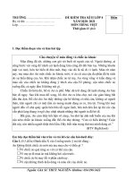 Đề kiểm tra Tiếng Việt lớp 4 kì II năm 2020 - 2021 có đáp án (đề TK 1) - GIA SƯ HUYỆN THỦY NGUYÊN