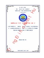 Luận văn kinh tế CÁC NHÂN TỐ ẢNH HƯỞNG ĐẾN QUYẾT ĐỊNH MUA CỦA KHÁCH HÀNG TỔ CHỨC TẠI CÔNG TY TNHH TRANG TRÍ NỘI THẤT TIÊN PHÁT