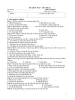 Đề kiểm tra 1 tiết học kì 2 môn GDCD lớp 8 có đáp án