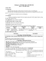 Giáo án toán 9  ĐS chương I chuẩn theo công văn 5512